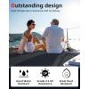 image:imageAbahub EVA Foam Boat Flooring Strip Cut Pattern Marine Decking Sheet with SelfAdhesive Carpet for Motorboat Kayak Surfboard SUPDark Gray