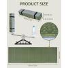 image:imageAbahub Foam Camping Sleeping Pad Waterproof Soft Foam Matress for Adults Foldable Ultralight Wide Pad for Outdoor Backpacking Picnic YogaGreen