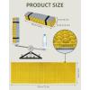 image:imageAbahub Foam Camping Sleeping Pad Waterproof Soft Foam Matress for Adults Foldable Ultralight Wide Pad for Outdoor Backpacking Picnic YogaYellow