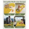 image:imageAbahub Foam Camping Sleeping Pad Waterproof Soft Foam Matress for Adults Foldable Ultralight Wide Pad for Outdoor Backpacking Picnic YogaYellow