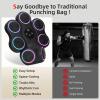 image:imageAbahub Music Boxing Machine for Adults amp Kids  11 Modes amp Bluetooth Boxing Punch Machine Home Fitness Equipment with Gloves Wall Mounted Interactive Boxing Target Nice Gift ChoiceBlack with Colorful Light