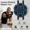 image:imageAbahub Music Boxing Machine for Adults amp Kids  11 Modes amp Bluetooth Boxing Punch Machine Home Fitness Equipment with Gloves Wall Mounted Interactive Boxing Target Nice Gift ChoiceBlack with Blue Light