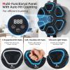 image:imageAbahub Music Boxing Machine for Adults amp Kids  11 Modes amp Bluetooth Boxing Punch Machine Home Fitness Equipment with Gloves Wall Mounted Interactive Boxing Target Nice Gift ChoiceBlack with Blue Light