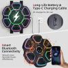 image:imageAbahub Music Boxing Machine for Adults amp Kids  11 Modes amp Bluetooth Boxing Punch Machine Home Fitness Equipment with Gloves Wall Mounted Interactive Boxing Target Nice Gift Choice Color Light