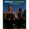 image:imageAbahub Strength Training Weight Vest with Zipper 10lb Weighted Vest with Reflective Stripe for Workout Strength Training Running Walking Fitness Muscle Building