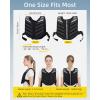 image:imageAbahub Strength Training Weight Vest with Zipper 10lb Weighted Vest with Reflective Stripe for Workout Strength Training Running Walking Fitness Muscle Building