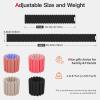image:imageAbahub Wearable Wrist amp Ankle Weights Set of 2 Stackable Magnetic Weighted Bracelet for Women Waterproof Silicone Arm Leg Weights for Home Gym Workout Running Yoga amp PilatesBlack