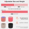 image:imageAbahub Wearable Wrist amp Ankle Weights Set of 2 Stackable Magnetic Weighted Bracelet for Women Waterproof Silicone Arm Leg Weights for Home Gym Workout Running Yoga amp PilatesPeach Pink  Light Pink