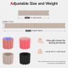 image:imageAbahub Wearable Wrist amp Ankle Weights Set of 2 Stackable Magnetic Weighted Bracelet for Women Waterproof Silicone Arm Leg Weights for Home Gym Workout Running Yoga amp PilatesBeige