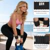 image:imageAbahub Wearable Wrist amp Ankle Weights Set of 2 Stackable Magnetic Weighted Bracelet for Women Waterproof Silicone Arm Leg Weights for Home Gym Workout Running Yoga amp PilatesBlack