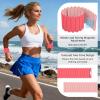 image:imageAbahub Wearable Wrist amp Ankle Weights Set of 2 Stackable Magnetic Weighted Bracelet for Women Waterproof Silicone Arm Leg Weights for Home Gym Workout Running Yoga amp PilatesPeach Pink  Light Pink