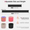 image:imageAbahub Wearable Wrist amp Ankle Weights Set of 2 Stackable Magnetic Weighted Bracelet for Women Waterproof Silicone Arm Leg Weights for Home Gym Workout Running Yoga amp PilatesBlack