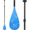 image:imageAbahub 3Piece Stand up Paddles Lightweight Paddleboard Paddle Oars for Paddleboard Adjustable Aluminum Alloy Shaft 68  84Blue