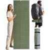 image:imageAbahub Foam Camping Sleeping Pad Waterproof Soft Foam Matress for Adults Foldable Ultralight Wide Pad for Outdoor Backpacking Picnic YogaGreen