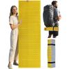 image:imageAbahub Foam Camping Sleeping Pad Waterproof Soft Foam Matress for Adults Foldable Ultralight Wide Pad for Outdoor Backpacking Picnic YogaYellow