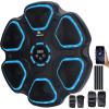 image:imageAbahub Music Boxing Machine for Adults amp Kids  11 Modes amp Bluetooth Boxing Punch Machine Home Fitness Equipment with Gloves Wall Mounted Interactive Boxing Target Nice Gift ChoiceBlack with Blue Light