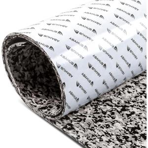 image:imageAbahub EVA Foam Boat Flooring Brushed Pattern Marine Decking Sheet with SelfAdhesive Carpet for Motorboat Kayak Surfboard SUPCamo Black