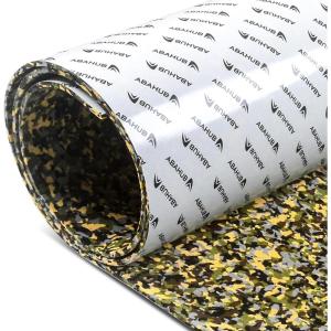 image:imageAbahub EVA Foam Boat Flooring Brushed Pattern Marine Decking Sheet with SelfAdhesive Carpet for Motorboat Kayak Surfboard SUPCamo Green