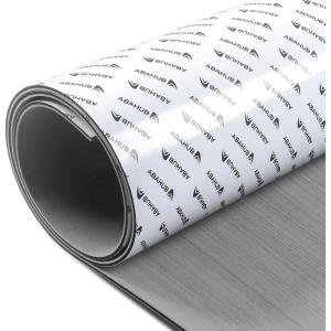 image:imageAbahub EVA Foam Boat Flooring Brushed Pattern Marine Decking Sheet with SelfAdhesive Carpet for Motorboat Kayak Surfboard SUPGray with Black Lines