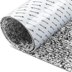 image:imageAbahub EVA Foam Boat Flooring Strip Cut Pattern Marine Decking Sheet with SelfAdhesive Carpet for Motorboat Kayak Surfboard SUPCamo Black