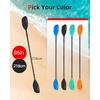 image:imageAbahub Kayak Paddle 86in218cm 2Piece Aluminum Shaft Floating Oar for Kayaking Canoeing Boating1 PaddleBLack
