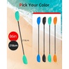 image:imageAbahub Kayak Paddle 86in218cm 2Piece Aluminum Shaft Floating Oar for Kayaking Canoeing Boating1 PaddleMint Green