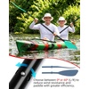 image:imageAbahub Kayak Paddle 86in218cm 2Piece Aluminum Shaft Floating Oar for Kayaking Canoeing Boating1 PaddleMint Green