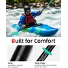 image:imageAbahub Kayak Paddle 86in218cm 2Piece Aluminum Shaft Floating Oar for Kayaking Canoeing Boating1 PaddleMint Green