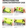 image:imageAbahub Swim Buoy Safety Tow Float Swim Bubble Achieve Be Bright Be Seen Be Safer for Open Water Swimmers and Triathletes During Outdoor Swimming High Visibility Buoygreen