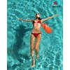 image:imageAbahub Swim Buoy Safety Tow Float Swim Bubble Achieve Be Bright Be Seen Be Safer for Open Water Swimmers and Triathletes During Outdoor Swimming High Visibility BuoyOrange