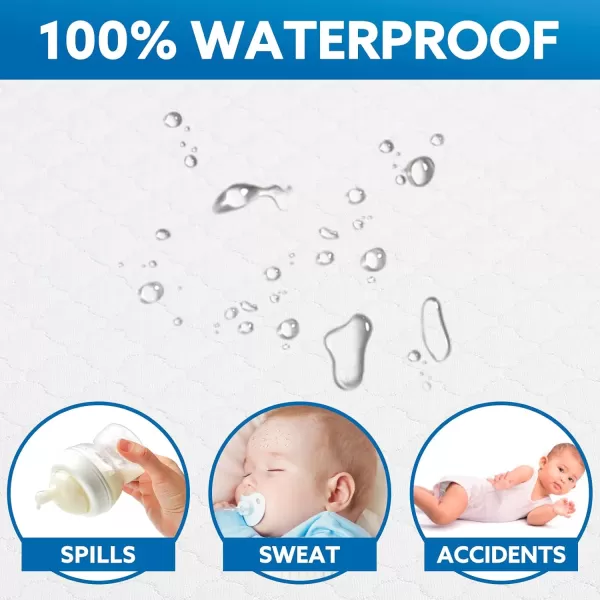imagePro Goleem Bassinet Mattress Oval Bassinet Mattress Pad Waterproof Cradle Mattress Memory Foam Moses Basket Mattress 15x30  Plush