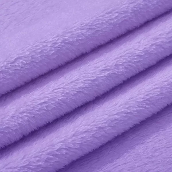 imagePro Goleem Fleece Baby Blanket with 2 Inch Satin Trim Soft AntiStatic Plush Blanket for Boys and Girls Christmas Baby Gifts for Babies Black 30x40Purple