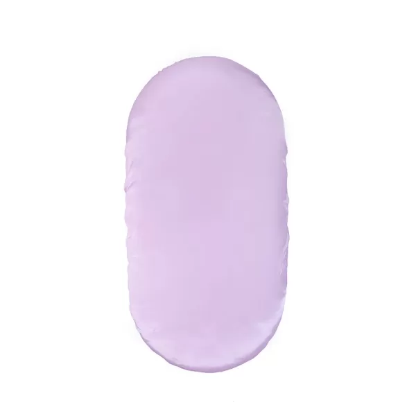 imagePro Goleem Satin Pack n Play Playard Sheet Great for Baby Hair Soft Silk Feeling 27x39 Inch Fitted Portable Mini Crib Sheet Playard Mattress Cover for Girls LavenderLavender