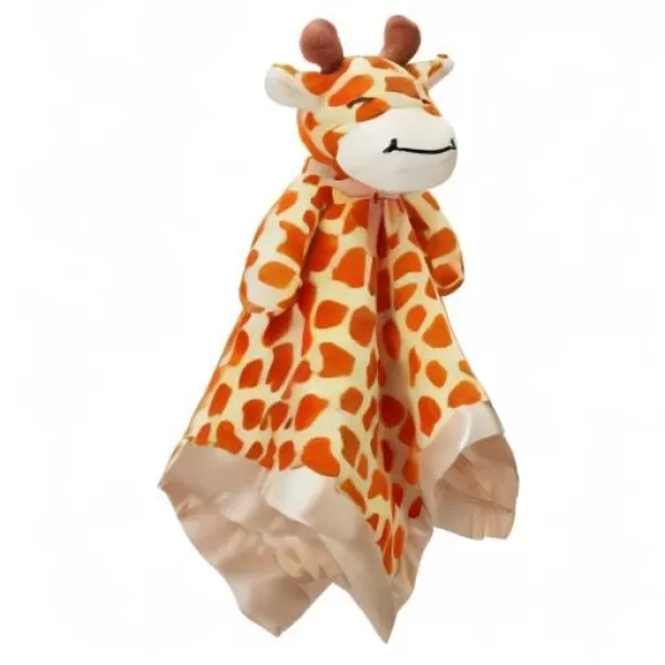 imagePro Goleem Giraffe Loveys for Babies Soft Security Blanket Snuggle Toy Stuffed Animal Blanket Unisex Baby Lovie Baby Gifts for Infant and Toddler 16 InchGiraffe