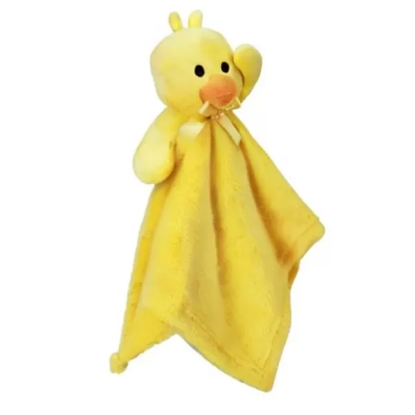 imagePro Goleem Giraffe Loveys for Babies Soft Security Blanket Snuggle Toy Stuffed Animal Blanket Unisex Baby Lovie Baby Gifts for Infant and Toddler 16 InchYellow Duck