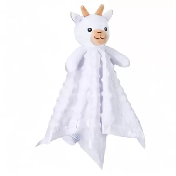 imagePro Goleem Monkey Loveys for Babies Soft Security Blanket Baby Snuggle Toy Newborn Stuffed Animals Baby Gifts for Boys and Girls 16 InchQ Goat