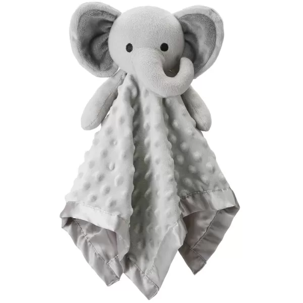 imagePro Goleem Monkey Loveys for Babies Soft Security Blanket Baby Snuggle Toy Newborn Stuffed Animals Baby Gifts for Boys and Girls 16 InchGray Elephant