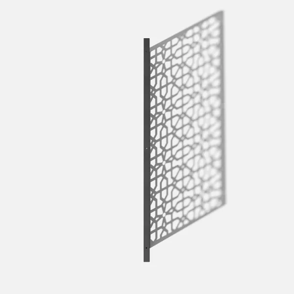 imageVeradek Outdoor Privacy Screen Series  Flowleaf Privacy Screen Panel 55 Privacy  Made from Durable WeatherResistant Plastic  Modern Dcor for Patios Privacy Walls FencesParilla