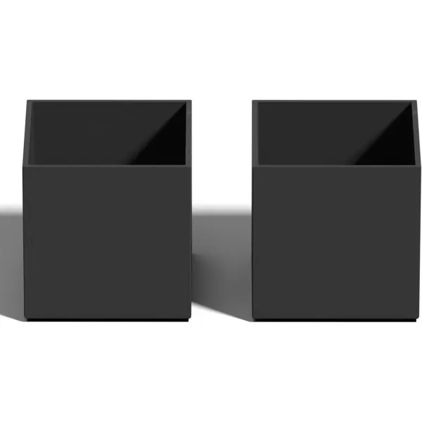 imageVeradek Forma Cube 5quot PlanterBlack