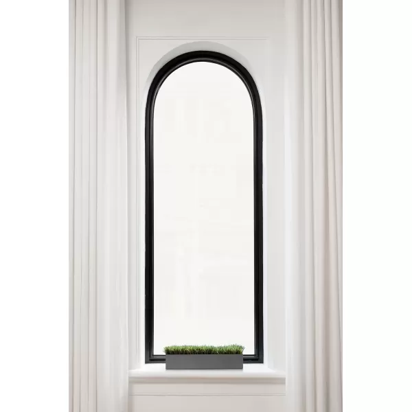 imageVeradek Forma Series Trough Plastic Planter 32 L x 35 W x 3 H in White 2 PackGray
