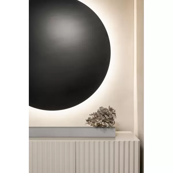 imageVeradek Forma Series Trough Plastic Planter 32 L x 35 W x 3 H in White 2 PackGray