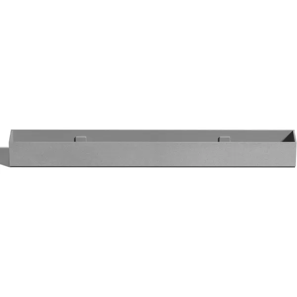 imageVeradek Forma Series Trough Plastic Planter 32 L x 35 W x 3 H in White 2 PackGray