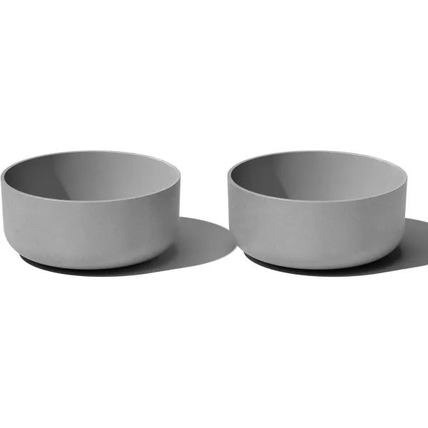 imageVeradek Pure Series Kona Bowl 14quot Planter 2 PackGray