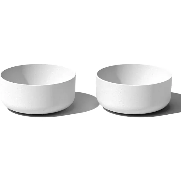 imageVeradek Pure Series Kona Bowl 14quot Planter 2 PackWhite