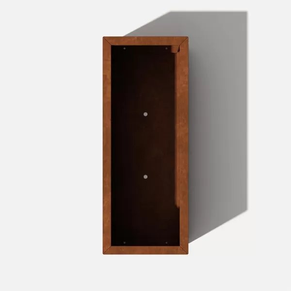 imageVeradek Corten Steel Series Long Box Planter  Large Rectangular Corten Steel Planter  Naturally Rusting Steel for AllWeather Use  Modern Rustic Dcor for Flowers Tall Plants ShrubsRust
