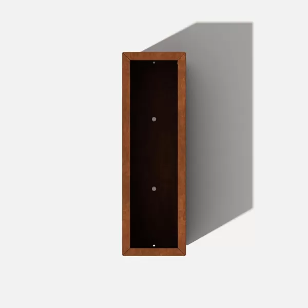 imageVeradek Corten Steel Series Long Box Planter  Large Rectangular Corten Steel Planter  Naturally Rusting Steel for AllWeather Use  Modern Rustic Dcor for Flowers Tall Plants ShrubsRust