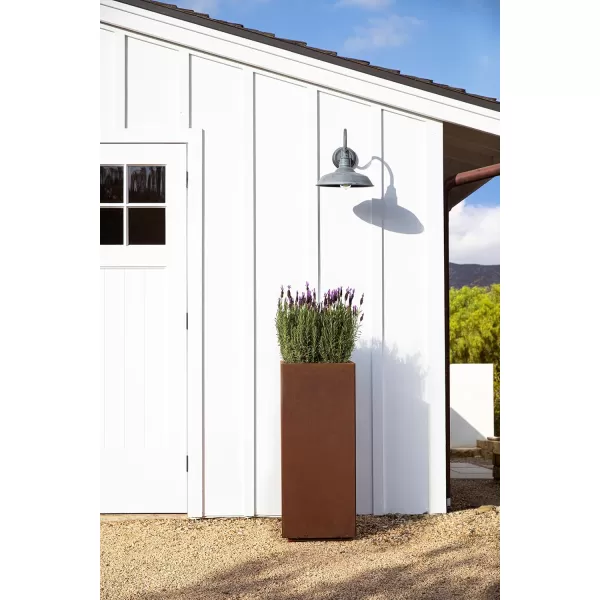imageVeradek Corten Steel Series Pedestal Planter  Tall Corten Steel Planter for Outdoor PorchPatio  Naturally Rusting Steel for AllWeather Use  Modern Rustic Dcor for Tall Plants Trees FlowersRust