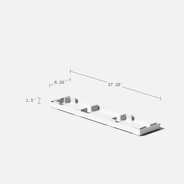 imageVeradek Pure Series Midori Trough Planter  Large Rectangular Planter for Indoor or Outdoor DeckPorch  Durable AllWeather Use with Drainage Holes  Modern Decor for Shrubs Flowers Small PlantsWhite