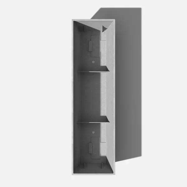 imageVeradek Pure Series Window Box Planter  Long Rectangular Planter for Indoor or Outdoor WindowsillBalcony  Durable AllWeather Use with Drainage Holes  Modern Decor for Herbs Small Plants FlowersGray