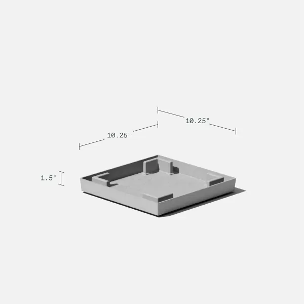 imageVeradek VResin IndoorOutdoor Taper Planter 2Pack 26 inch BlackGray